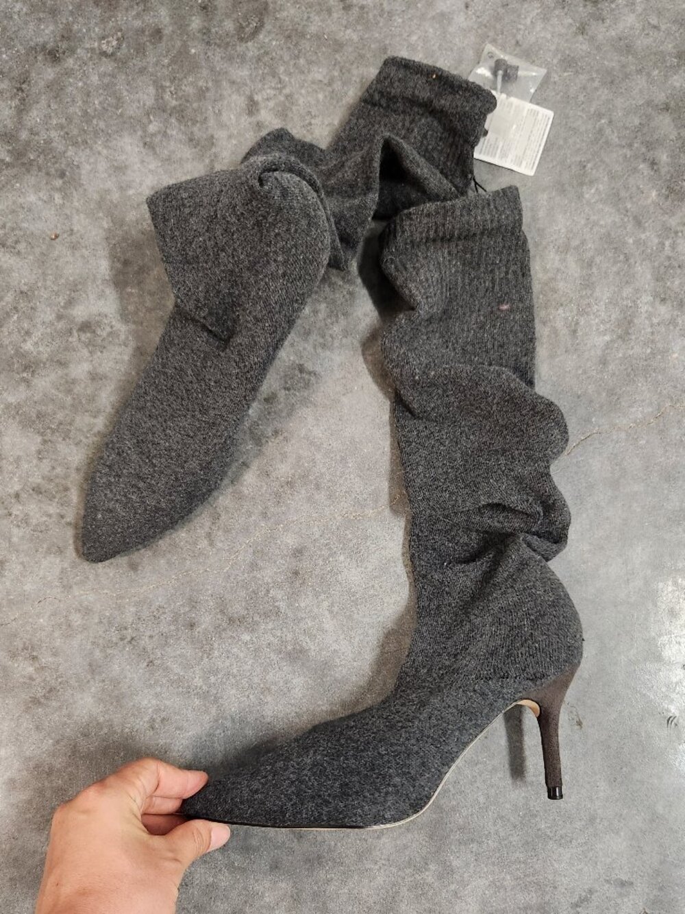 NEW Zara Size 6 / EU 36 Sock Heeled Boots